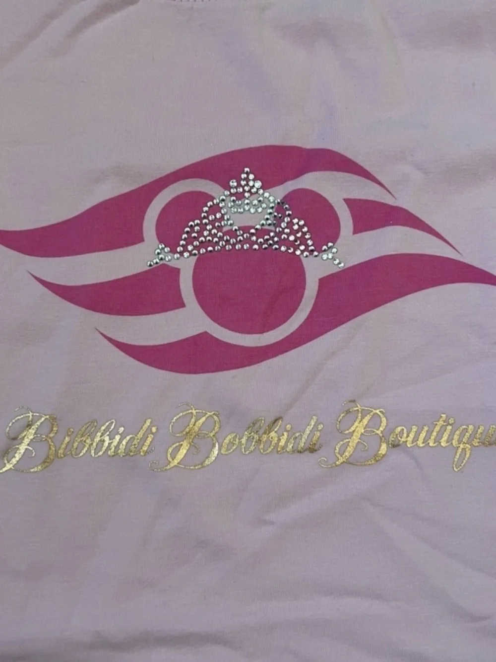 NWT Disney Cruise Bibbidi Bobbidi Boutique Princess Sash Backpack & Shirt XL